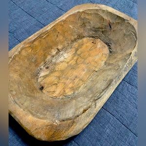 Farmhouse wood bowl